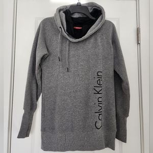 Calvin Klein Long Mock Neck Hoodie